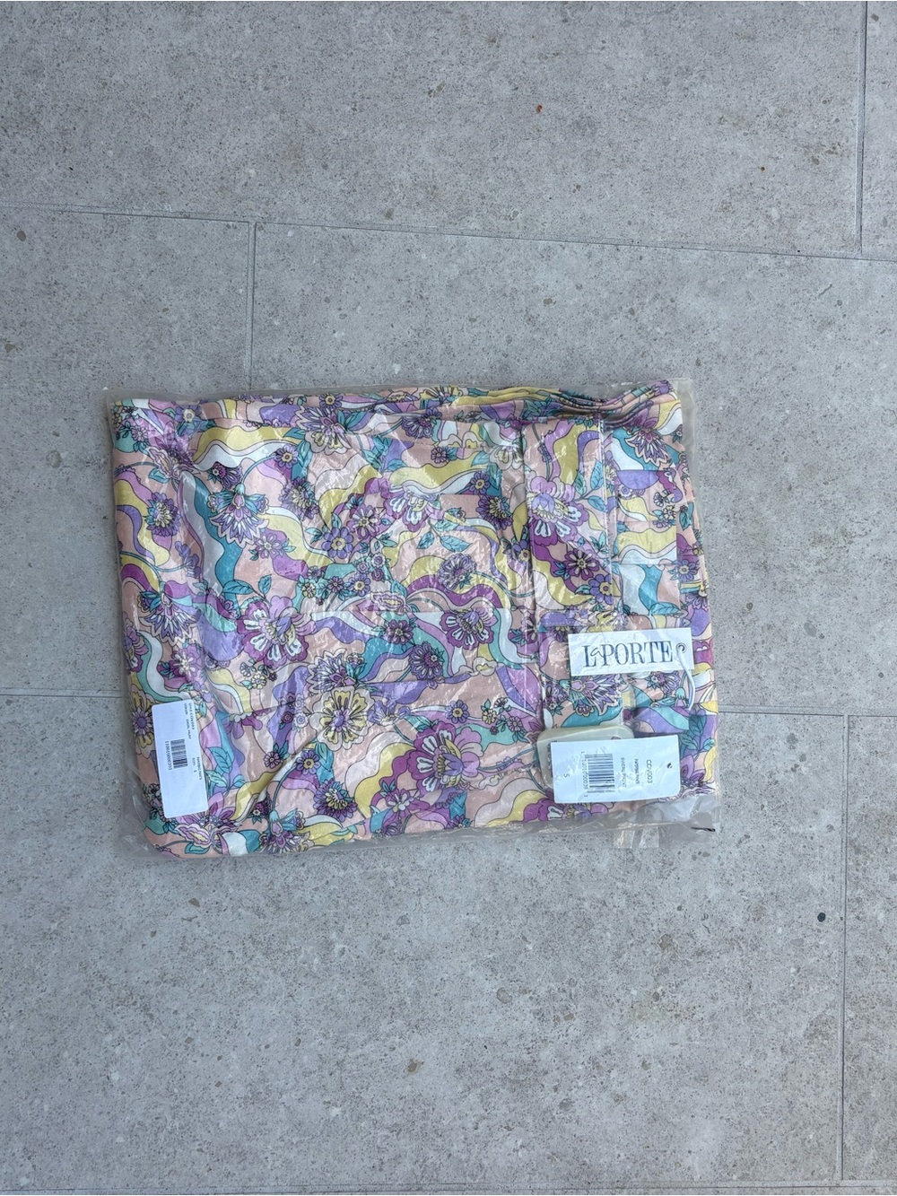 La Porte Floral Paperbag Pants